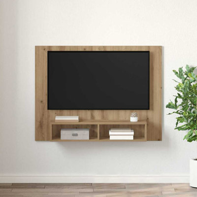 Wall TV Cabinet 120 X 23.5 X 90 Cm Engineered Wood