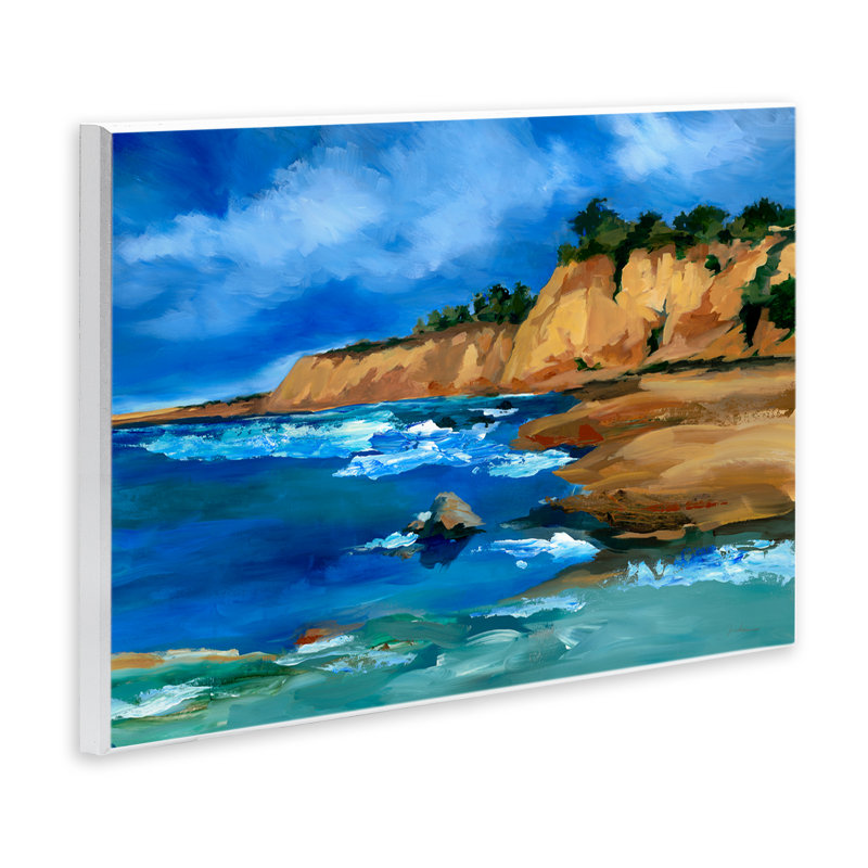 «Beachside Cliff Landscape» par Liz Jardine, H 10 po x l 15 po