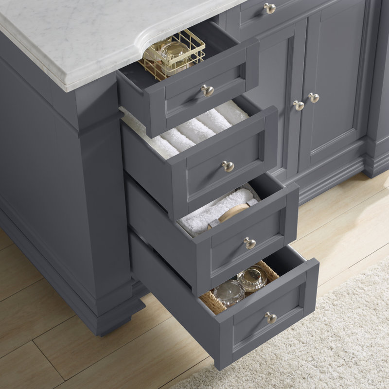 Riccardo 42" Single Bathroom Vanity Set, Gray
