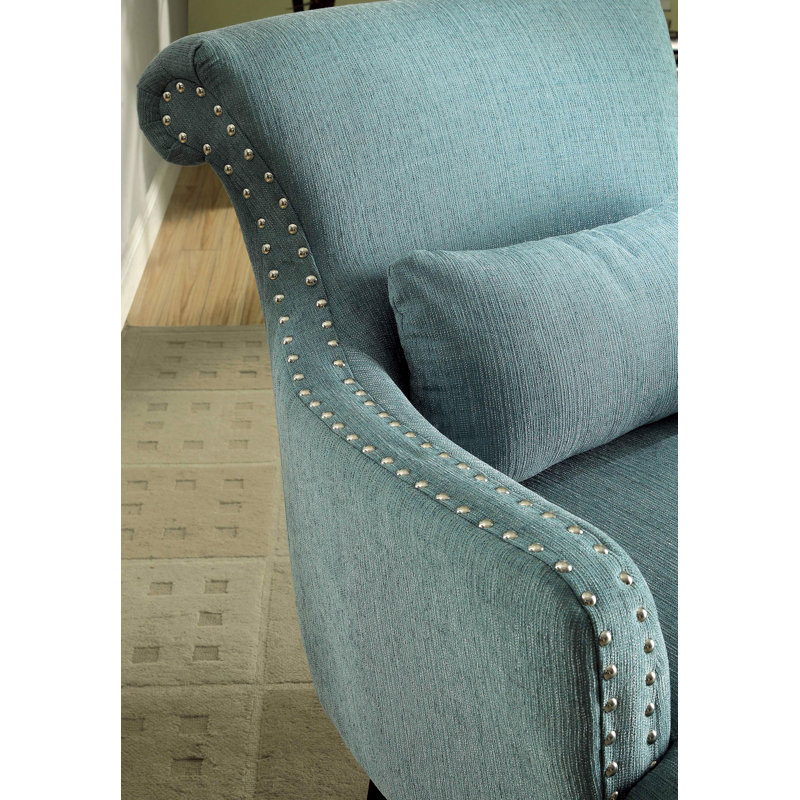 Marlow Upholstered Armchair, Blue