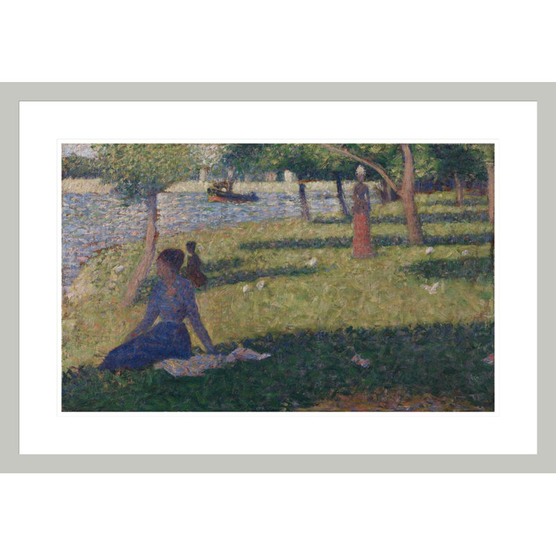 Étude pour La Grande Jatte par Georges Seurat, 20.76" H x 29.5" W