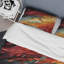 Abstrait Wabes en rouge rétro - Ensemble de housse de couette abstrait - Microfibre de polyester-110398141