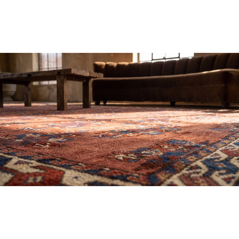 Antique Turkmen Yamoud Hand Knotted Wool Pile Tribal Rug
