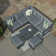 Hagai Square Aluminium Corner Dining Set - with Rising Table & Footstools - Grey