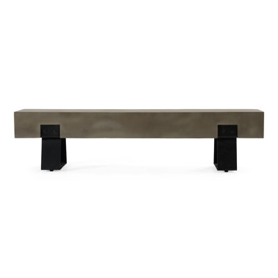 Hobbes 75'' Concrete Outdoor Bench