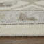 Karina Hand Knotted Wool Ikat Area Rug in Beige/Dash Gray-251511473