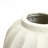 23-Inch White MgO Fluted Rustic Decorative Vase for Home Decor
