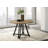 Thandie Round Metal Base Dining Table
