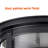 Black Flush Mount Ceiling Light Seeded Round Glass Shade