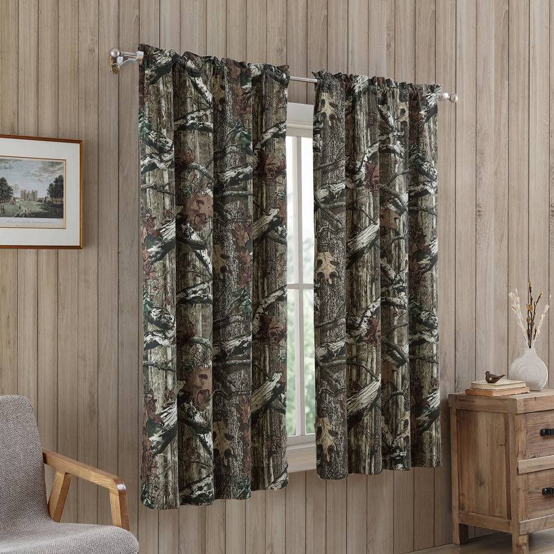 Polyester Room Darkening Curtain Pair
