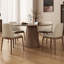 Combinaison de table et de chaises en bois massif rétro-107493878