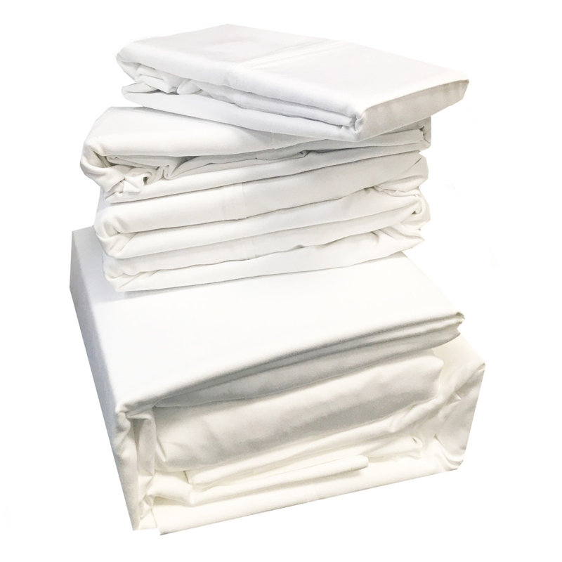 Ensemble de draps 1800 fils Hotel, Ensemble de draps pour grand lit + 1 drap-housse +, Violet