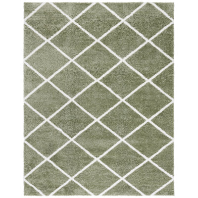 Tahoe Shag Performance Geometric Rug