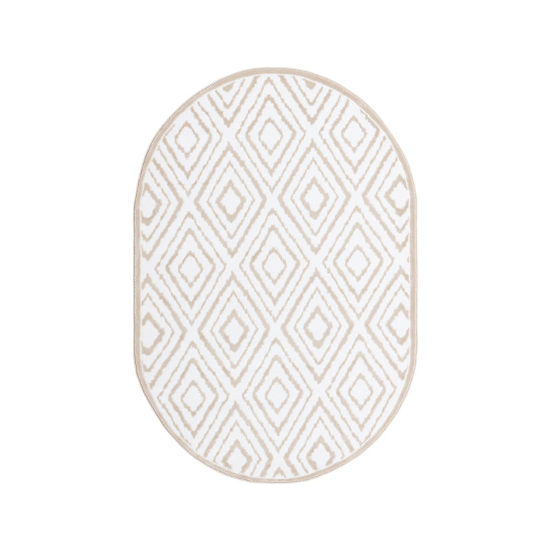 Amose Abstract Indoor Rug, Oval 4' x 6'