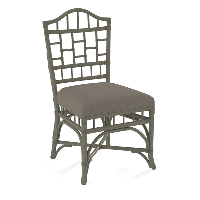 Chippendale Side Dining Chair, Greystone, Gray Sugar Performance; 0863-84