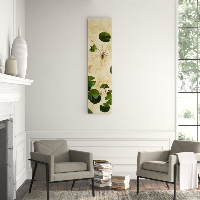 Haiku II Print, Glass Coat, 64" H x 16" W