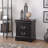 Black Finish Philippe III Nightstand-977768448