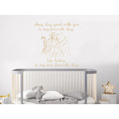 Décalcomanie murale winnie classic the pooh