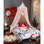Lit à baldaquin pour les filles, princesse ronde dôme moustiquaire de rêve, chambre de filles, château, tente de jeu, maison suspendue, décoration, coin lecture