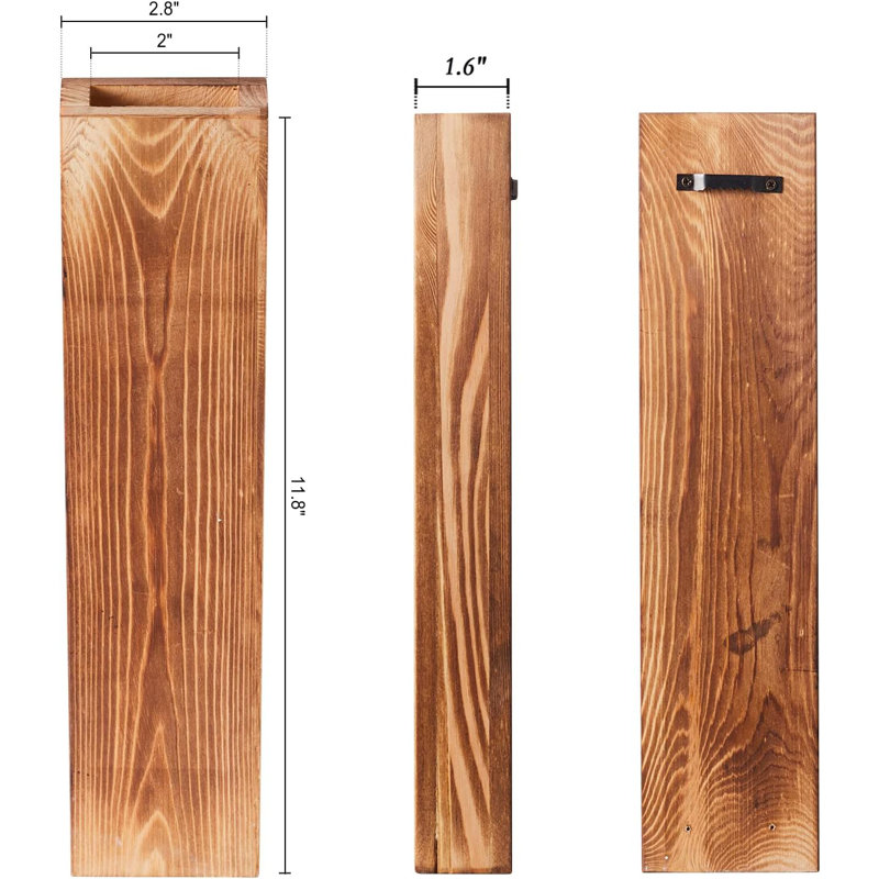 Gota Wall Vase, 4 Pcs