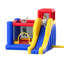 Château gonflable, conçu pour les enfants de 3 à 8 ans, 340 x 260 x 230 cm, trampoline de haute qualité pour l'extérieur, avec souffleur, glissade et sac de rangement, château gonflable familial pour le jardin