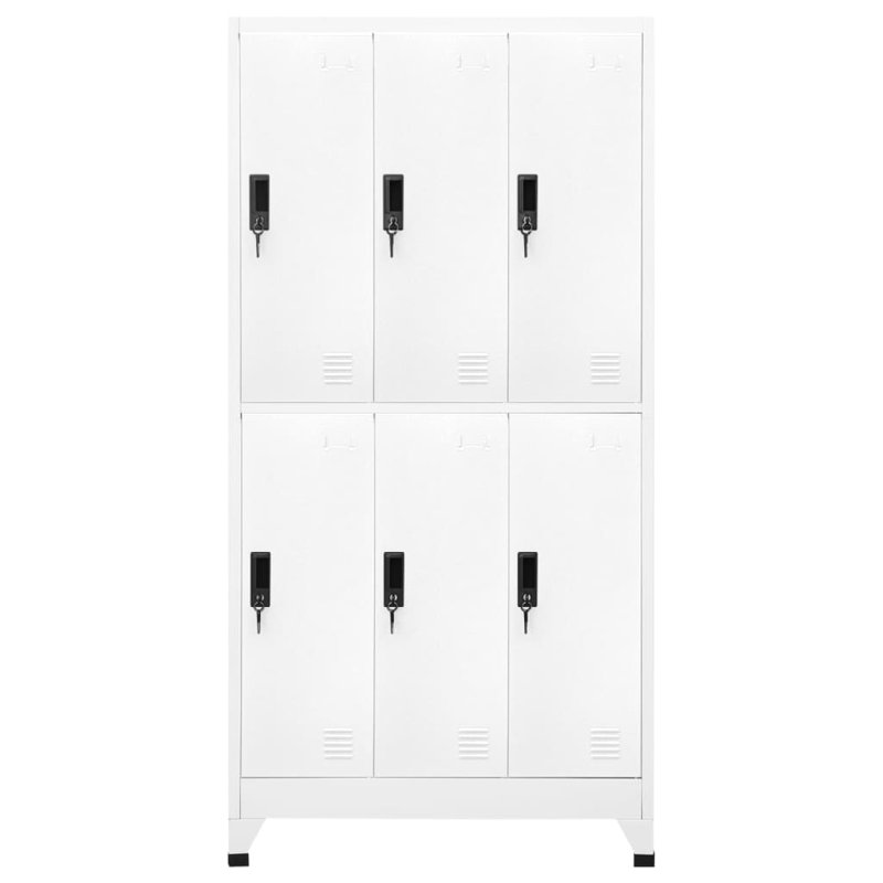 Casier Cheyene, Noir, noir, noir, noir, with 6 lockers