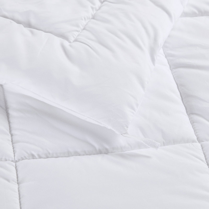 King White Cotton Down Alternative Comforter Set