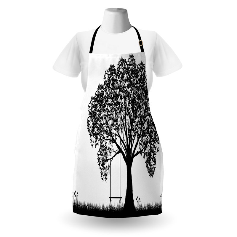 No Pattern Bib Apron