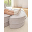 Fauteuil demi-tonneau d'appoint surdimensionné avec 5 coussins et fauteuil rembourré avec repose-pieds pour salon / chambre à coucher / salle de lecture / chambre d'amis (y compris le fauteuil)-2107367190