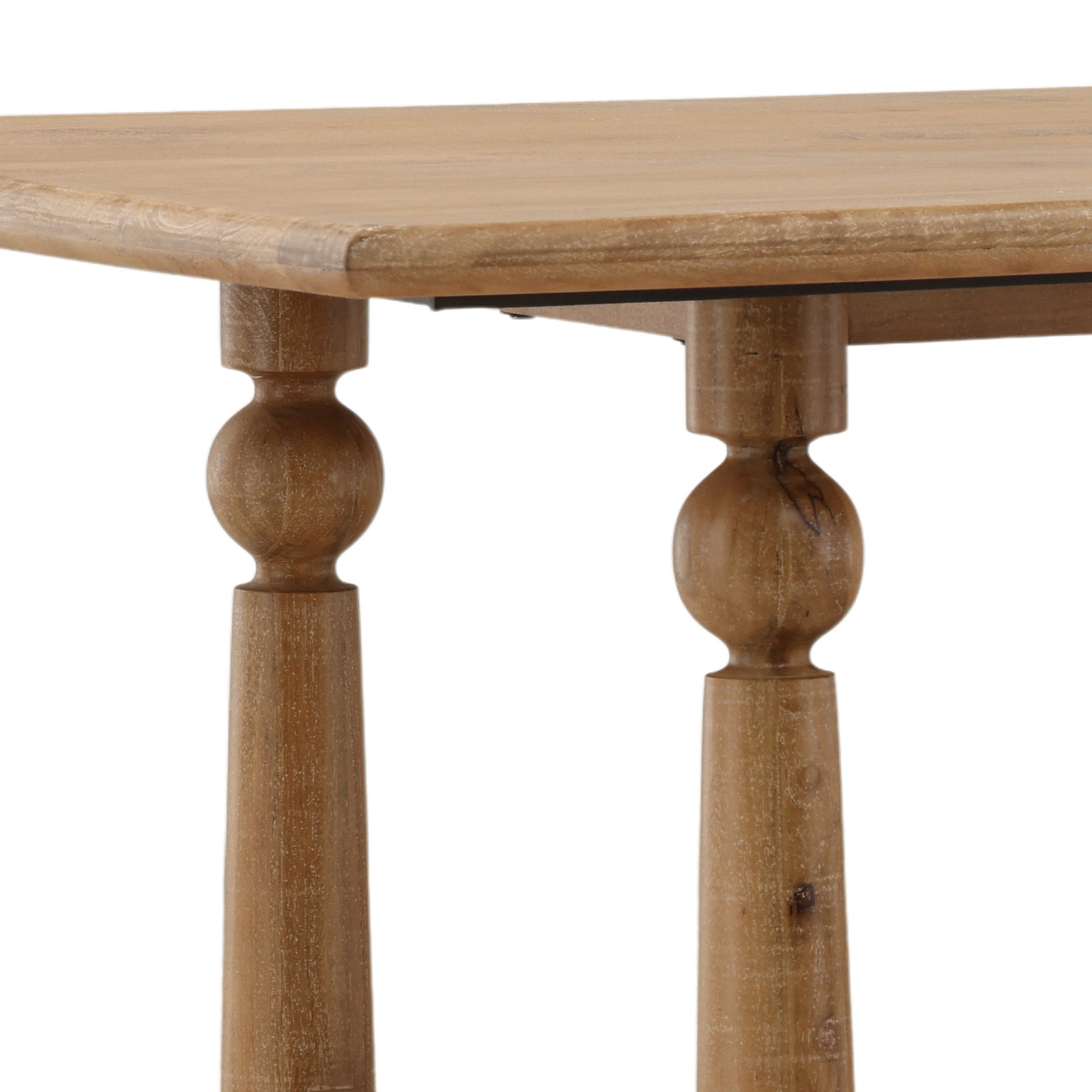 Lyra 90" Mango Dining Table, Light Natural