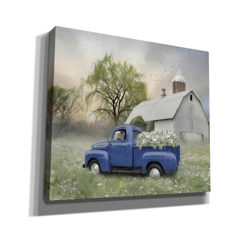 «Old Fashioned Spring» par Lori Deiter, art mural sur toile, H 26 po x l 30 po x P 1,5 po