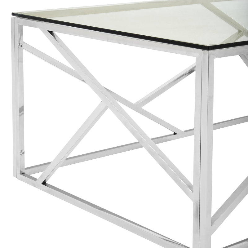 Ladson Frame Coffee Table, Silver