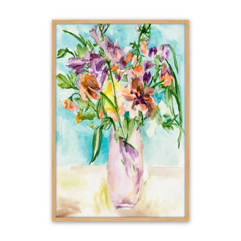«Petals Unraveled I» par Melissa Wang, reproduction d'art sur toile, H 40 po x l 30 po, Encadrement ouvert sans papier mat