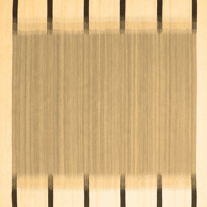 Washable Striped Indoor Rug, Square 8'