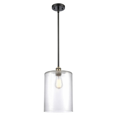Luminaire suspendu cylindrique à 1 lumière Leilani