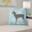 Coussin intérieur/extérieur en flocons d’hiver-32011287