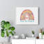 You Are Enough Rainbow 1 Piece Wrapped Canvas Wall Art-762520411