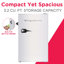 Frigidaire Pi. Réfrigérateur compact rétro avec compartiment refroidisseur, ouvre-bouteille latéral intégré-98742357