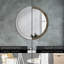 Huldar Glass Flat Wall Mirror