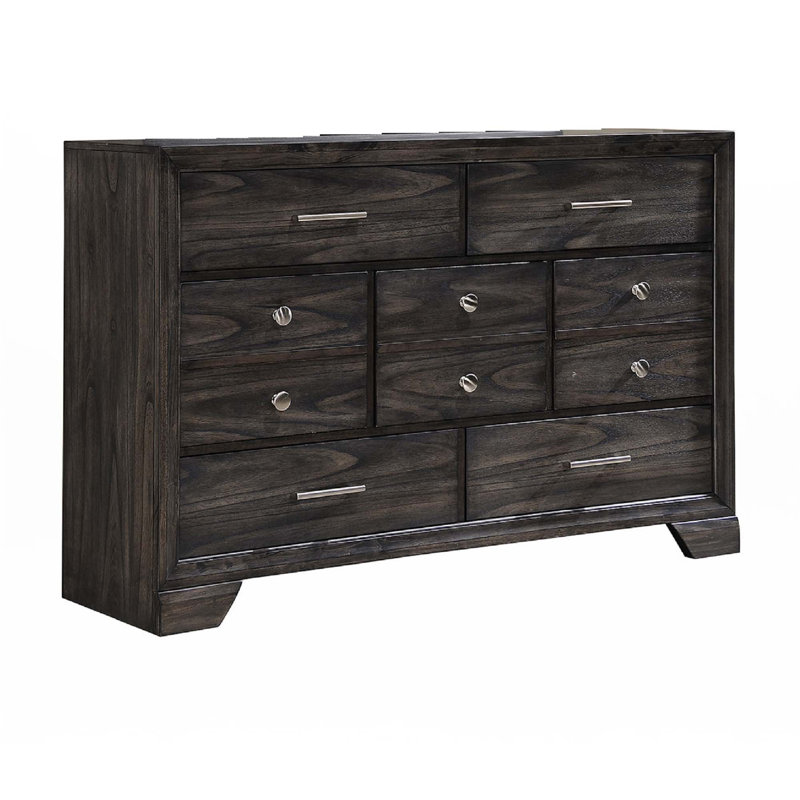Commode avec tiroirs en métal