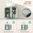 Bathroom Vanity Cabinet, Under Sink Bathroom Cabinet With 2 Doors And Adjustable Shelf  (Without Bathroom Basin)-1137408200