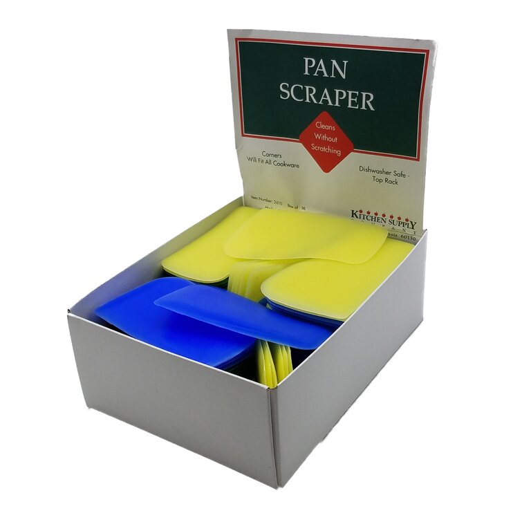 Plastic Pan Scraper Set