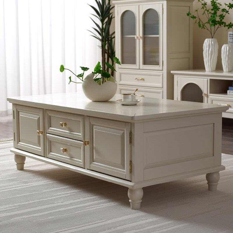 Table de bout American, 18.5" H x 43.3" L x 27.6" W