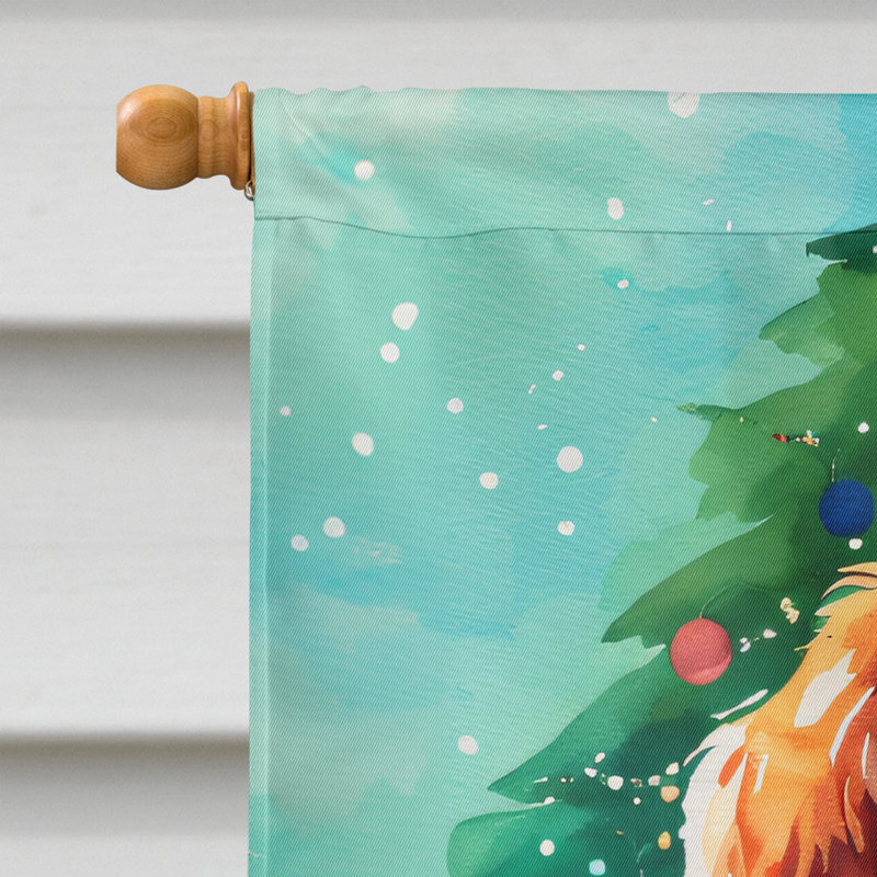 Drapeau de jardin en polyester , H 40 po x l 28 po