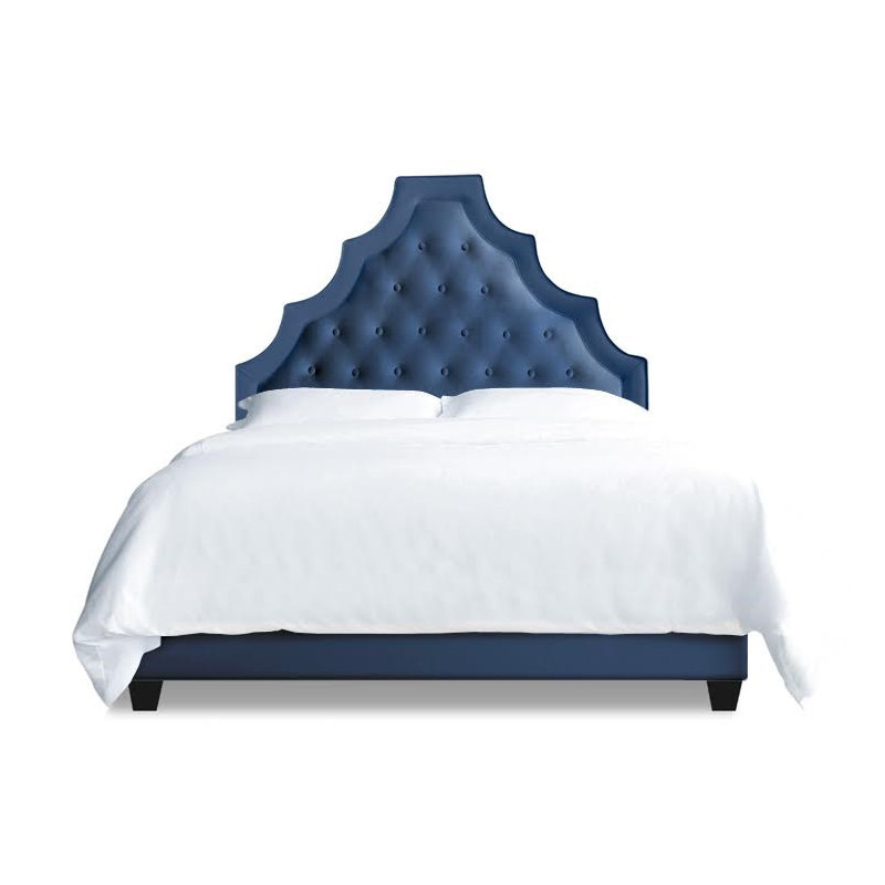Lexi Upholstered Bed, Navy, Full