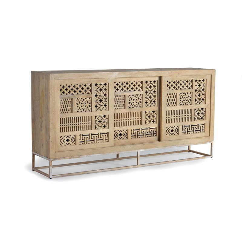 Ermanno 190cm Solid Wood Sideboard