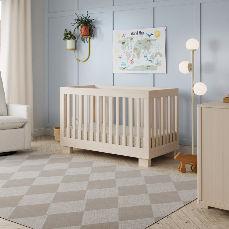 Modo 3-in-1 Convertible Crib, Washed Natural