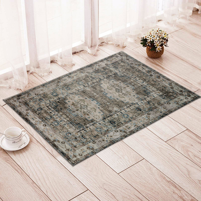 Tapis antidérapant Darryl-James, Rectangle 2 pi x 3 pi