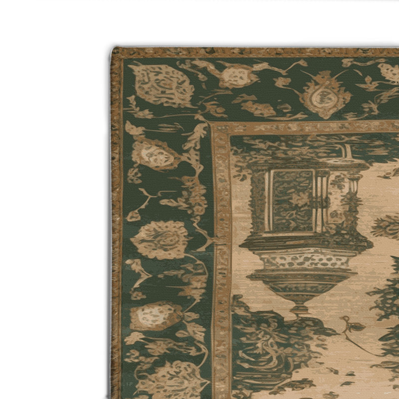 Tapis d'intérieur et d'extérieur brun Persian, Rectangulaire 2 pi x 3 pi