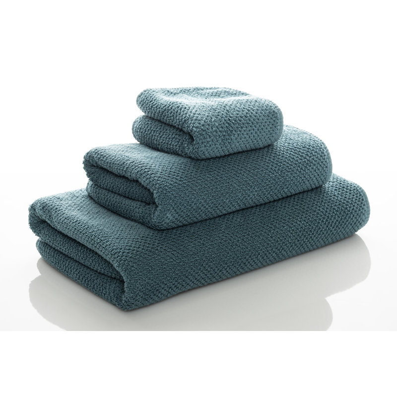 Bee Waffle Waffle Towel, Deep Sea, Hand Towel 1-Pack, Medium